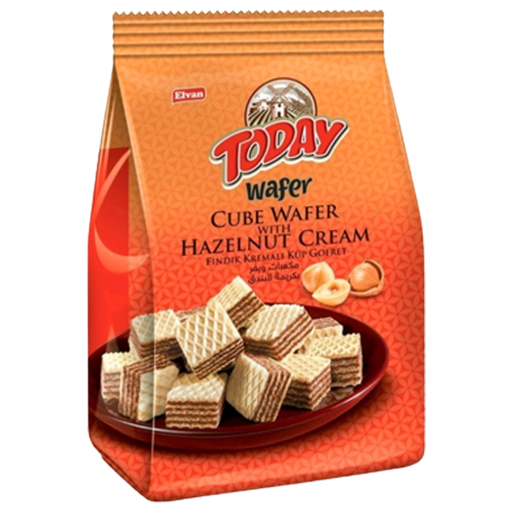 [045-087] TODAY CUBE WAFERS HAZELNUT 150G